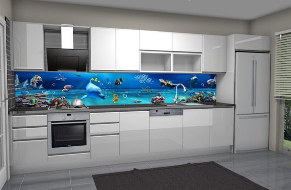 Mutfak Arası 3D Cam Uygulaması