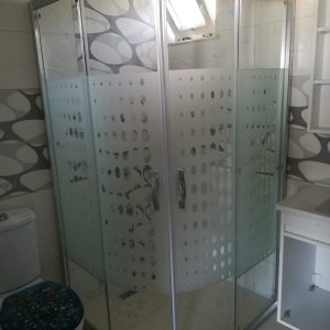 Oval Matrix Serisi 6MMDesenli Duşakabin