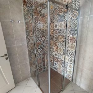 Smeraldo Serisi Krom 8MM Şeffaf Cam Duşakabin